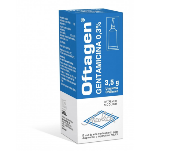 Oftagen Gentamicina 0.3% ungüento 3.5 gramos