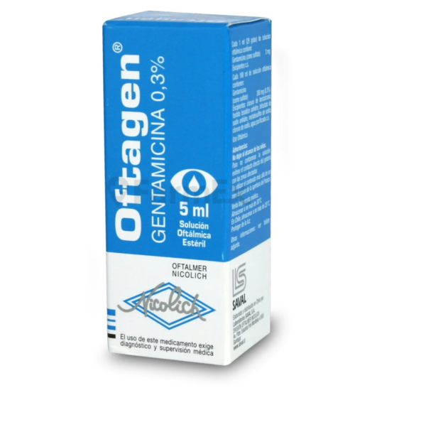 Oftagen Gentamicina 0.3% x 5ml