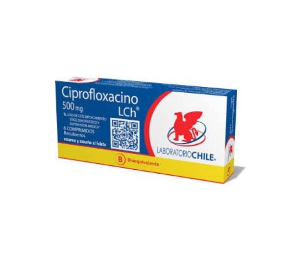 Ciprofloxacino 500 mg 6 comprimidos