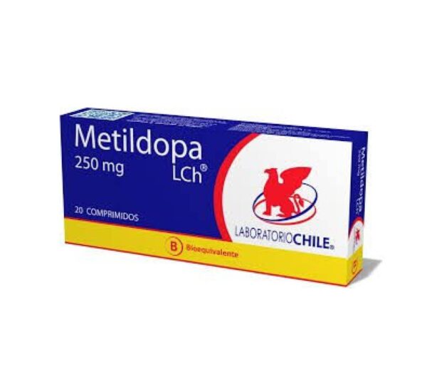Metildopa 250 mg 20 comprimidos