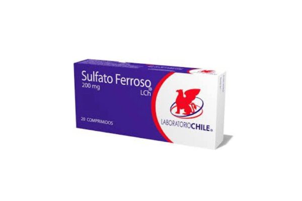 Sulfato Ferroso 200 mg 20 comprimidos
