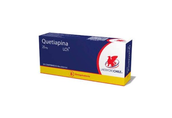 Quetiapina 25 mg 30 comprimidos