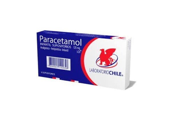 Paracetamol 125mg x 6supositorios