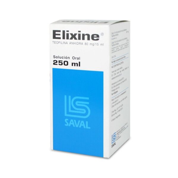 Elixine Teofilina 80 mg Jarabe 250 mL