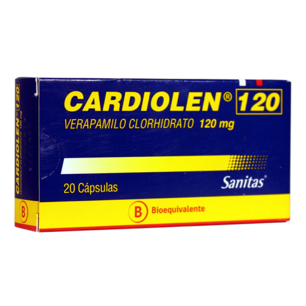 Cardiolen Verapamilo 120mg x 20comprimidos