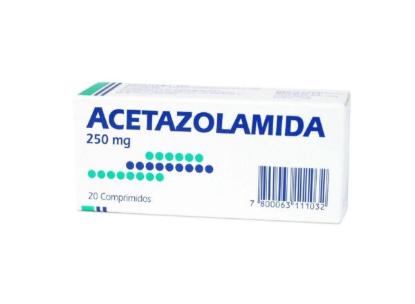 Acetazolamida 250 mg 20 Comprimidos MTL