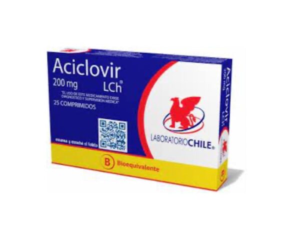 Aciclovir 200 mg 25 comprimidos
