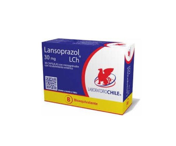 Lansoprazol 30 mg 30 Cápsulas