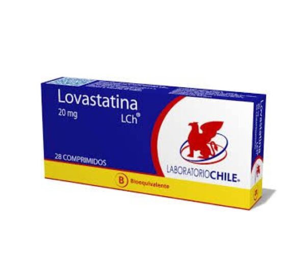 Lovastatina 20 mg 28 comprimidos