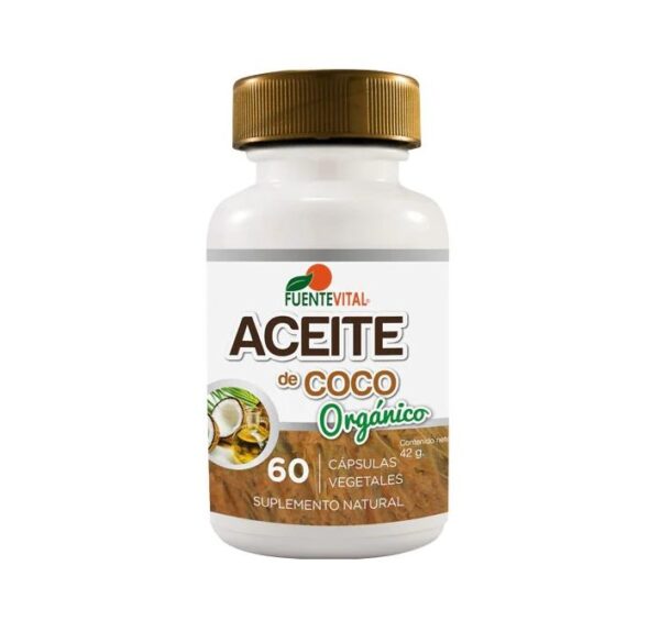 Aceite de Coco 60 Capsulas Fuente Vital