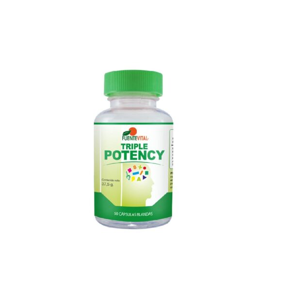 Triple Potency 50 Capsulas Fuente Vital