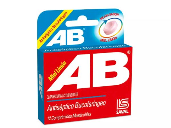 AB Clorhexidina 5mg x 12 comprimidos Masticable