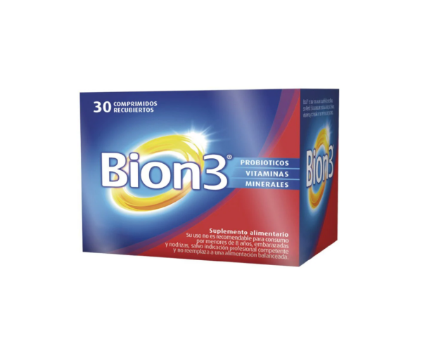 Bion 3 Vitaminas 295 mg 30 Comprimidos Recubierto
