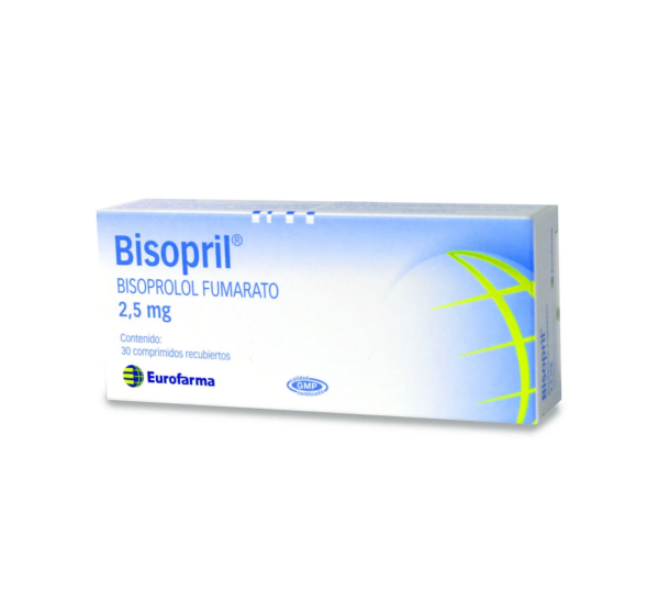 Bisopril Bisoprolol 2.5 mg 30 Comprimidos Recubiertos