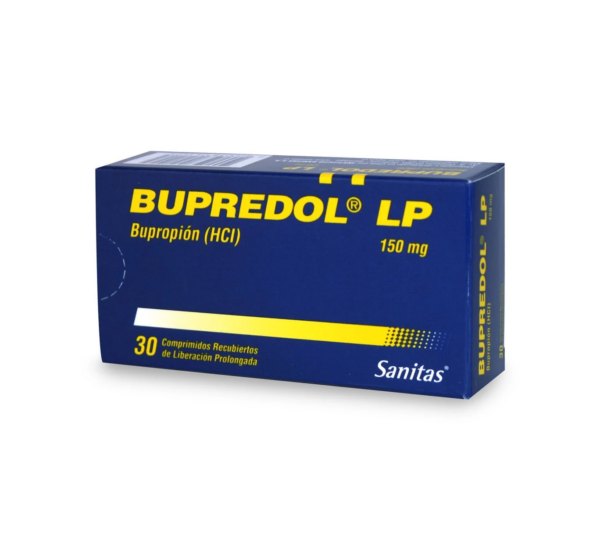 Bupredol Bupropion LP (Anfebutamona) 150 mg 30 Comprimidos
