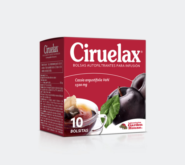 Ciruelax Té Laxante Hojas de Sen (cassia senna tv) 10 Bolsitas