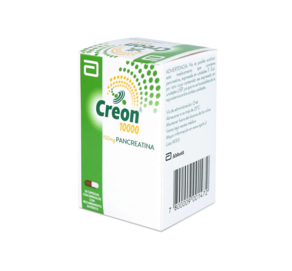 Creon 10.000 Pancreatina 150 mg 20 Cápsulas