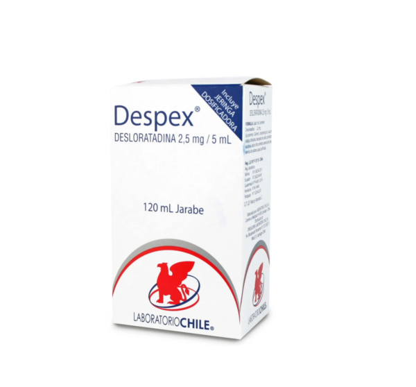 Despex Desloratadina 2.5 mg / 5 ml Jarabe 120 mL