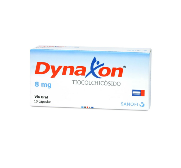 Dynaxon Tiocolchicosido 8 mg 10 Cápsulas
