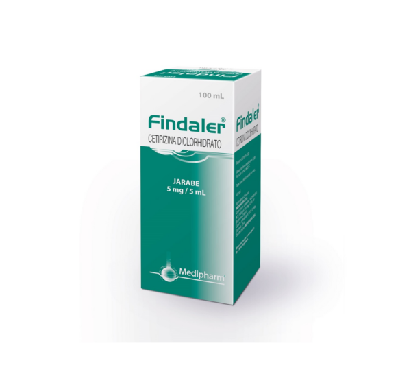 Findaler Cetirizina 5 mg / 5 mL Jarabe 100 mL