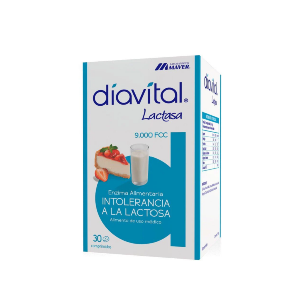 Diavital Lactasa 9000 UI 30 Comprimidos