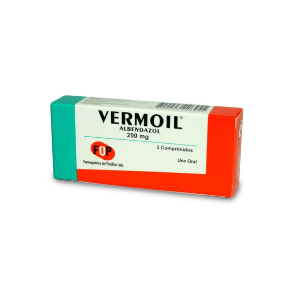Vermoil Albendazol 200 mg 2 Comprimidos