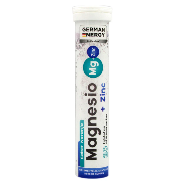 Magnesio + Zinc 20 tabletas efervescentes