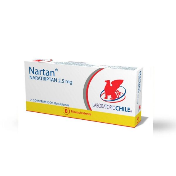 Nartan Naratriptan 2.5 mg 2 Comprimidos