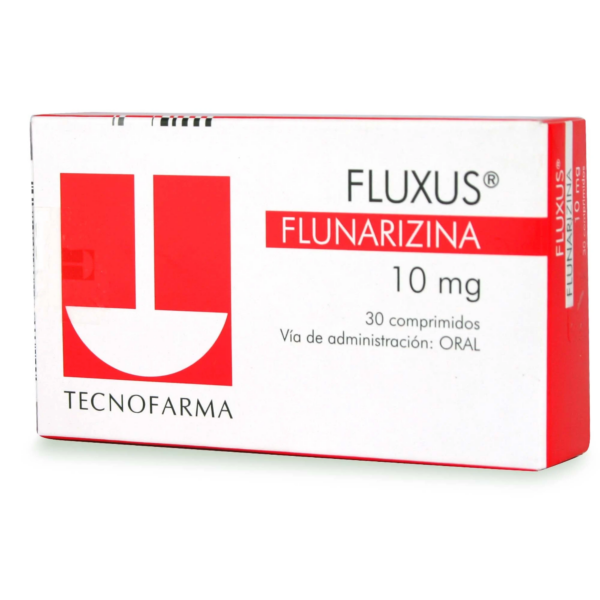 Fluxus Flunarizina 10 mg 30 Comprimidos