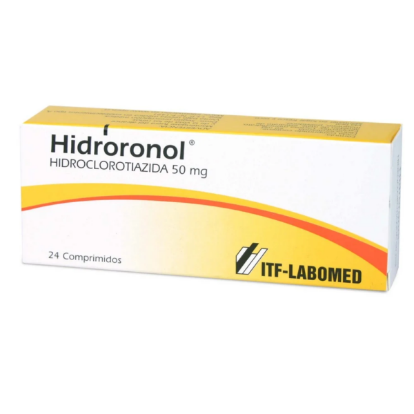 Hidroronol Hidroclorotiazida 50 mg 24 Comprimidos