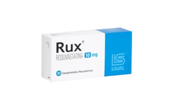 Rux Rosuvastatina 10 mg 30 Comprimidos Recubiertos SVL