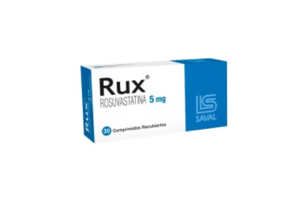 Rux Rosuvastatina 5 mg 30 Comprimidos Recubiertos