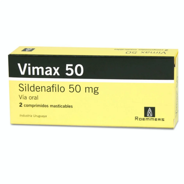 Vimax 50 mg x 2 Comprimidos Masticables