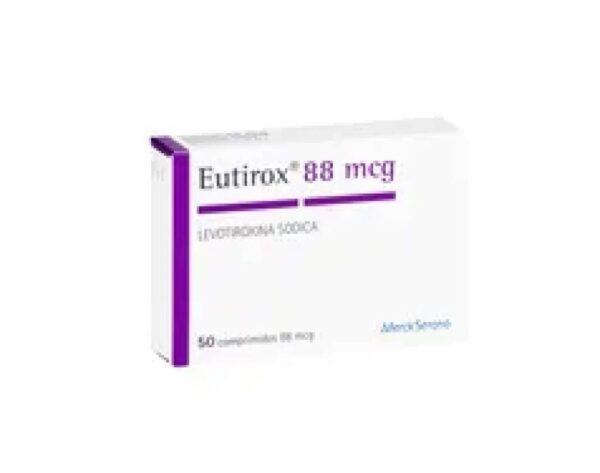 Eutirox 88 mcg 50 Comprimidos