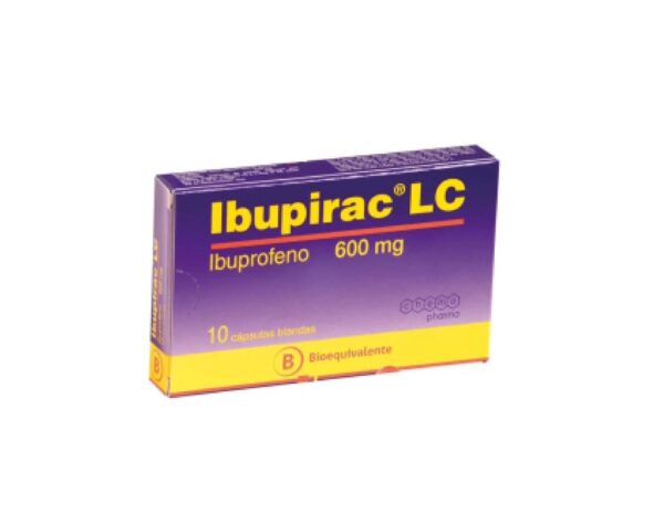 Ibupirac LC 600 mg 10 Cápsulas Blandas