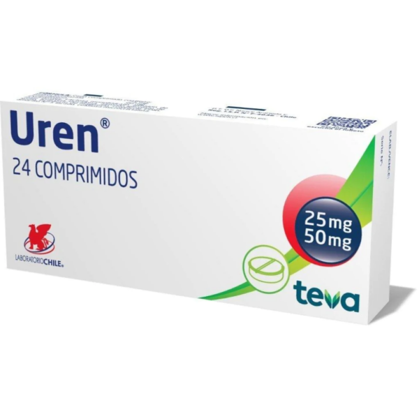Uren 50 mg x 24 Comprimidos