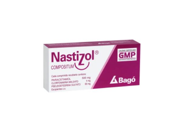Nastizol Compuesto 10 Comprimidos