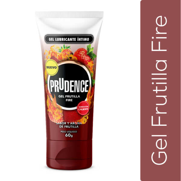 DKT Lubricante Gel Prudence Sabores Frutilla Fire 60 gr.
