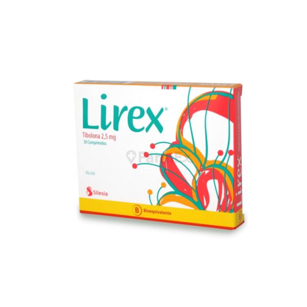 Lirex Tibolona 2.5 mg x 30 Comprimidos
