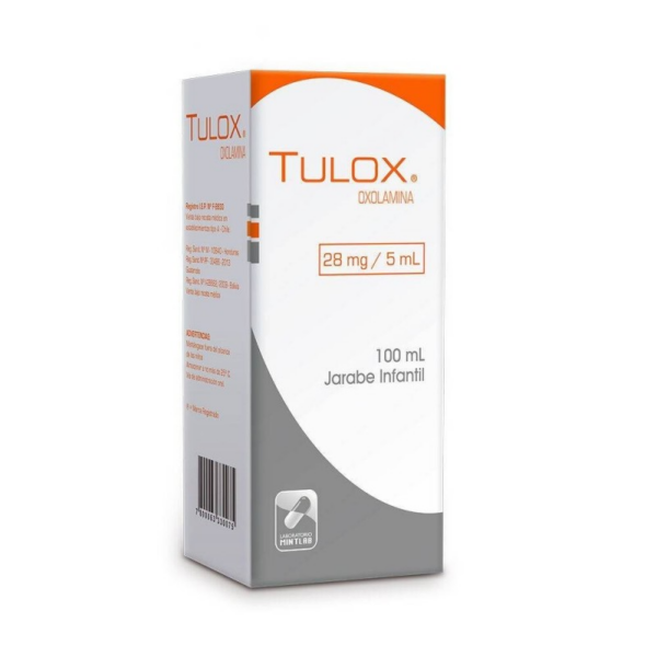 Tulox Pediatrico Oxolamina 28 mg / 5 mL Jarabe 100 mL