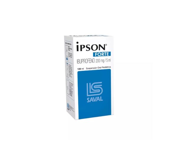 Ipson Forte Ibuprofeno 200 mg/5ml Suspensión 120 mL