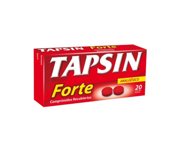 Tapsin Forte Paracetamol 650 mg 20 Comprimidos Recubiertos