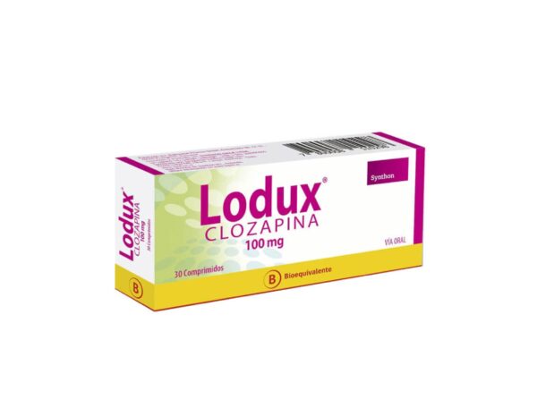 Lodux Clozapina 100 mg 30 Comprimidos