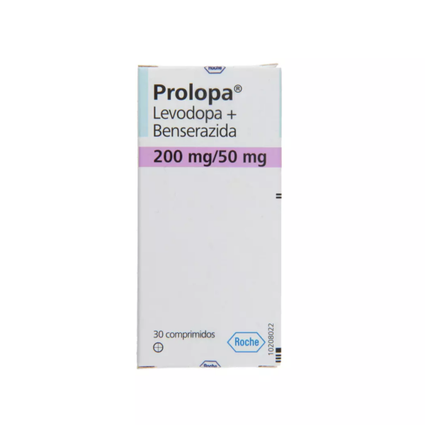 Prolopa Levodopa 200 mg/ 50 mg Benserazida x 30 Comprimidos