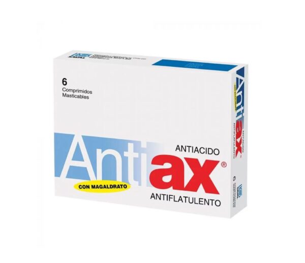Antiax 6 Comprimidos Masticables