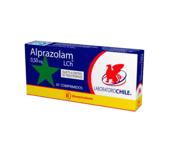 Alprazolam 0.5 mg 30 Comprimidos