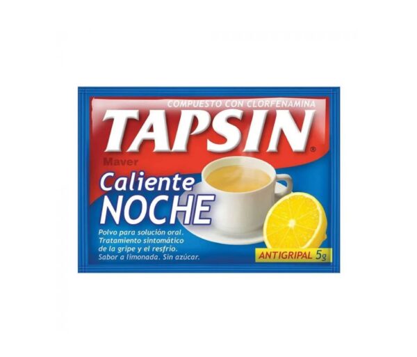 Tapsin Caliente Noche - Sabor Limón - Sobre de 5 g 1 sobre