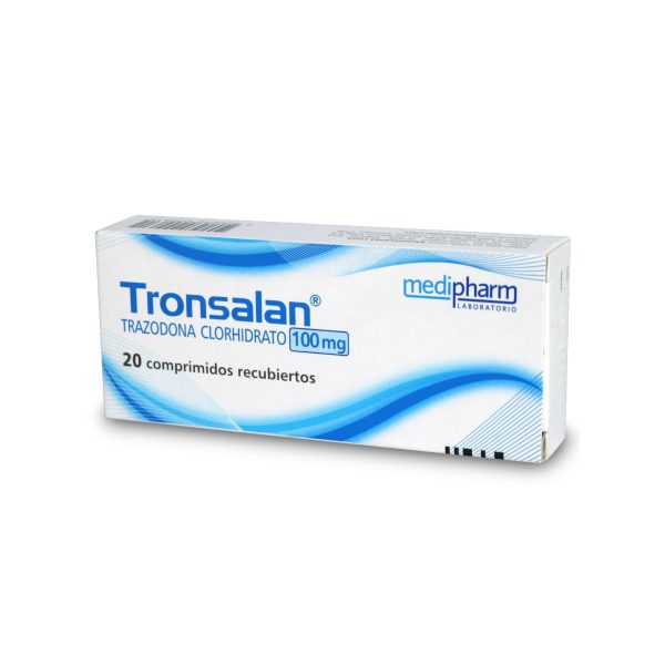 Tronsalan Trazodona 100 mg 20 Comprimidos Recubierto