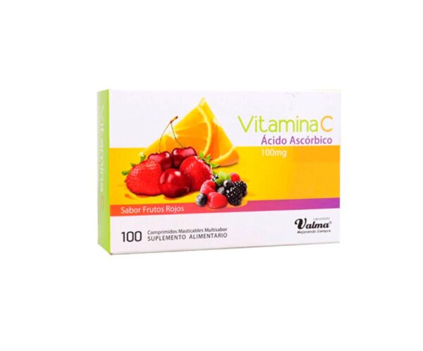 Vitamina C 100 mg 100 comprimidos