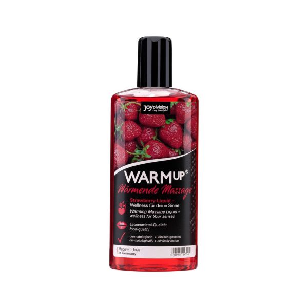 Líquido Estimulante Para Masajes Warmup® strawberry 150 ml Joydivision